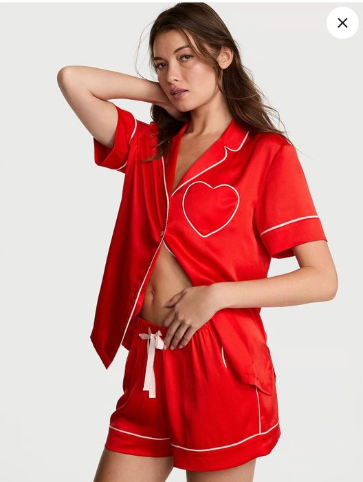 Piżama Victoria’s Secret czerwona