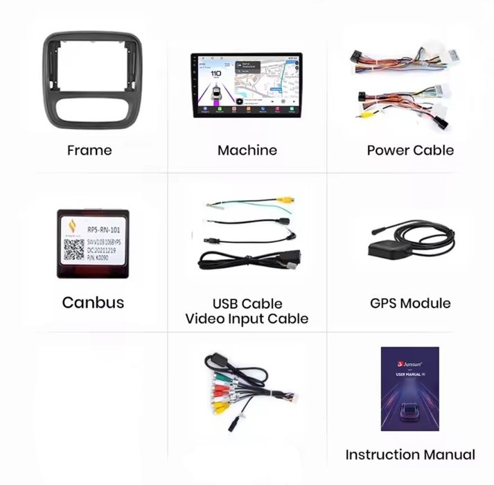 Radio Android Nawigacja Opel Vivaro B Renault Trafic 3 Fiat Talento