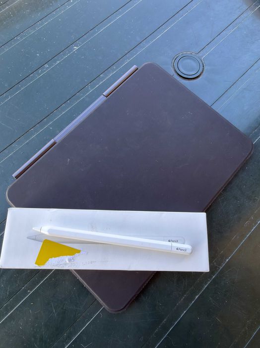 Capa Iservice com Teclado Português touchpad  + Apple Pencil USB-C para iPad Air M2 11”