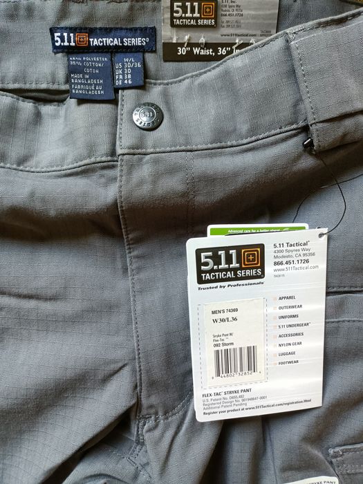 Брюки тактические "5.11 Tactical Stryke Pant w/ Flex-Tac" 30X36