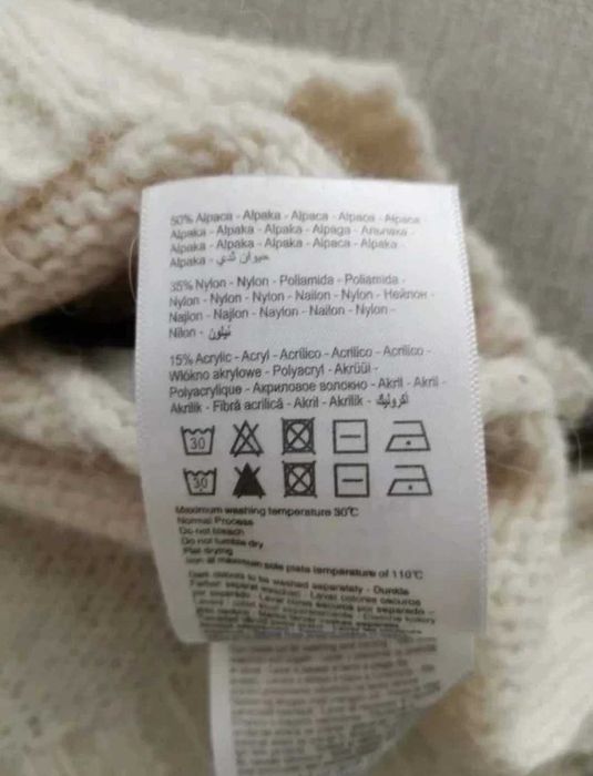 Sweter 50% alpaka