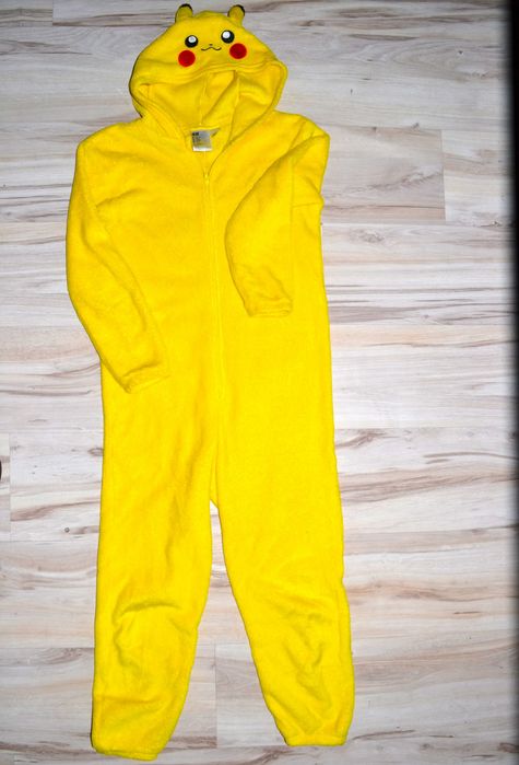 3^ H&M pokemon pikachu strój przebranie piżama 9/11 Lat_ 134/146