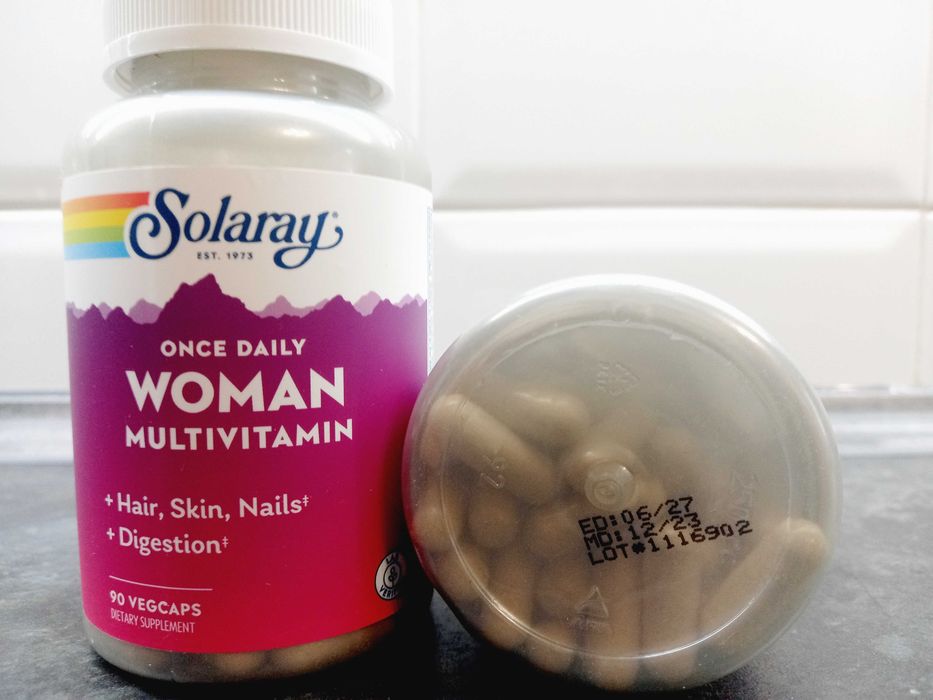 Solaray, Once Daily Woman Multi (90 капс.), женские витамины