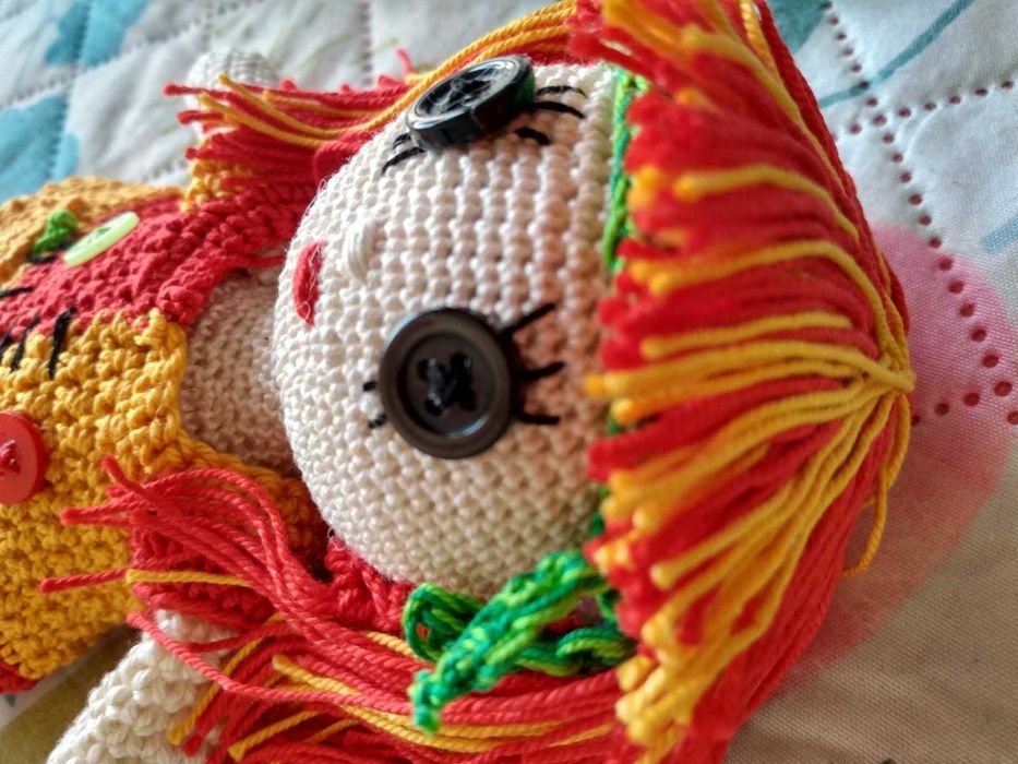 Boneca Emília em crochê