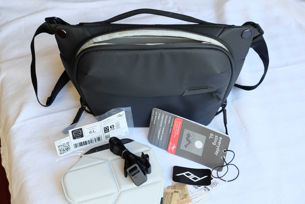 Saco Peak Design Everyday Sling 6L - como novo