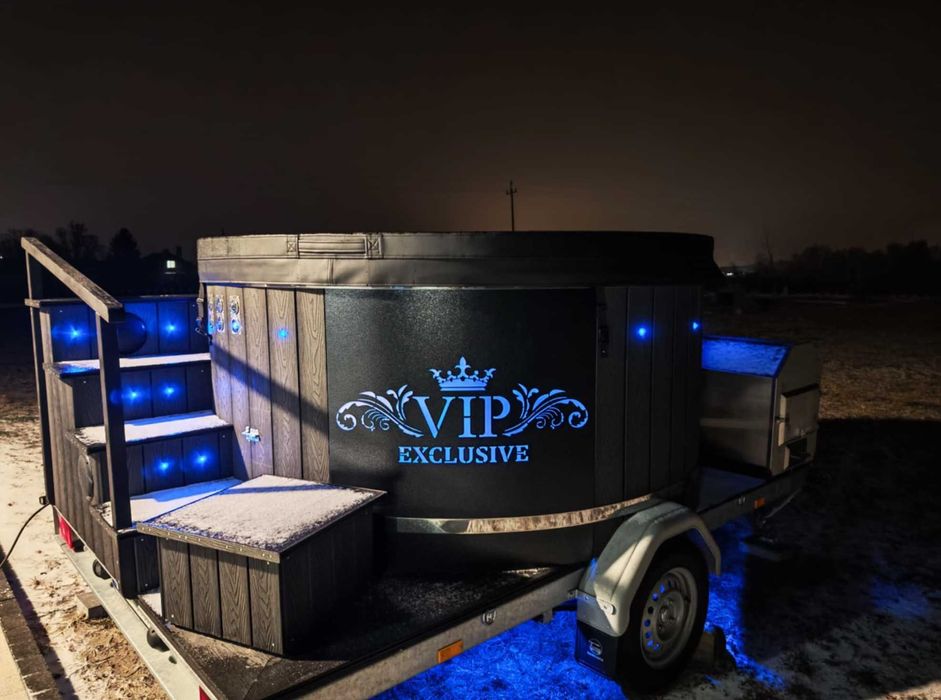 Balia mobilna, jacuzzi, wanna SPA, ruska bania- wynajem