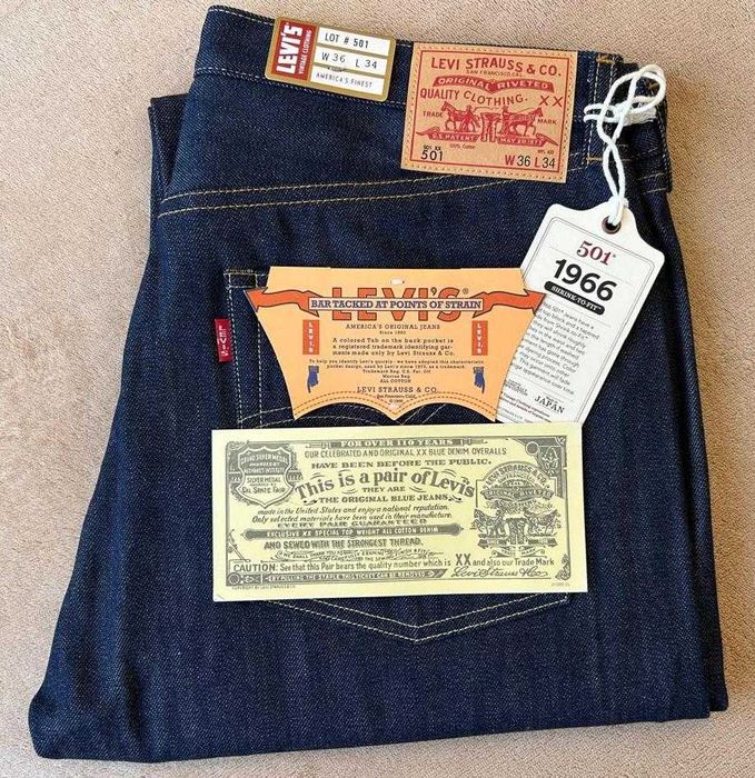 Levi's 501®XX LVC made in Japan, selvedge denim: 12 000 грн