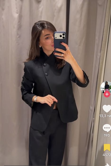 Блейзер Zara xs-s піджак zara чорний