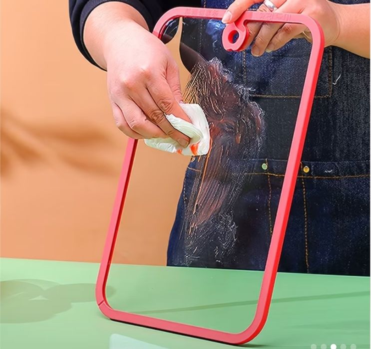 Дошка  обробна.,ударостійке  боросилікатне   скло  38/26 см.