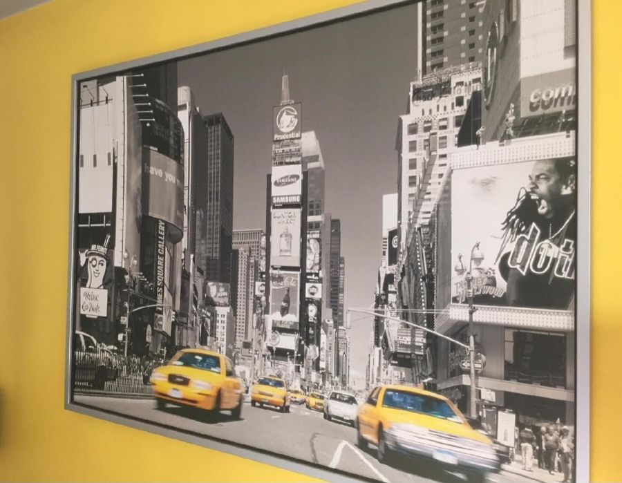 Quadro Ikea - Taxis em Times Square Nova Iorque
