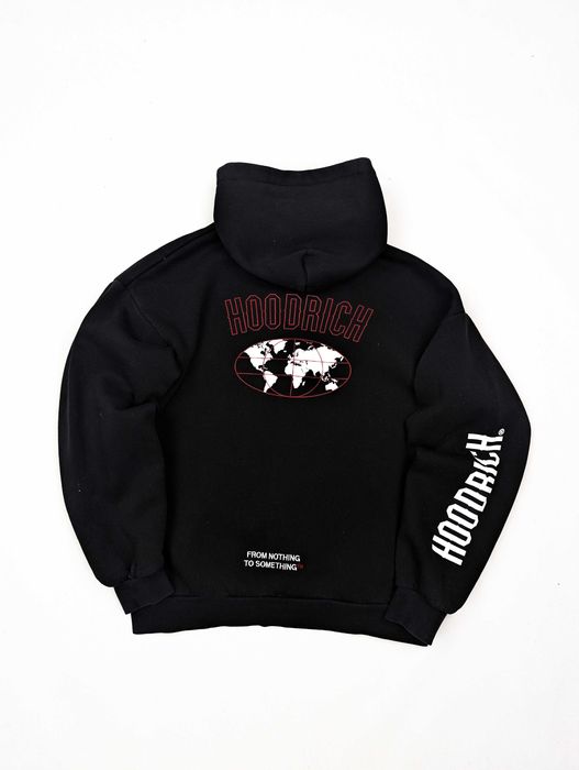 Hoodrich czarna bluza z kapturem S logo