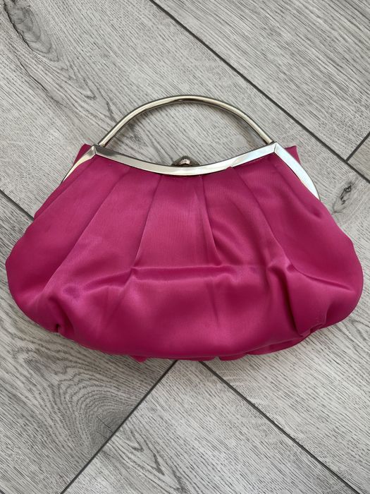 Жіночий рожевий клатч сумочка