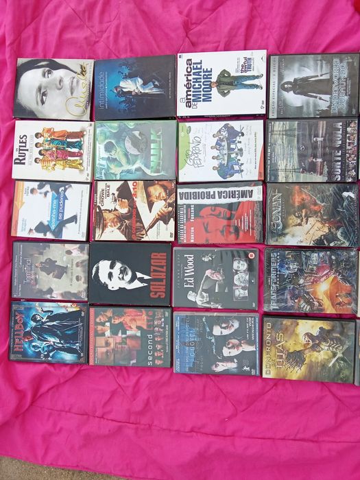 35 DVDs maioria duplos