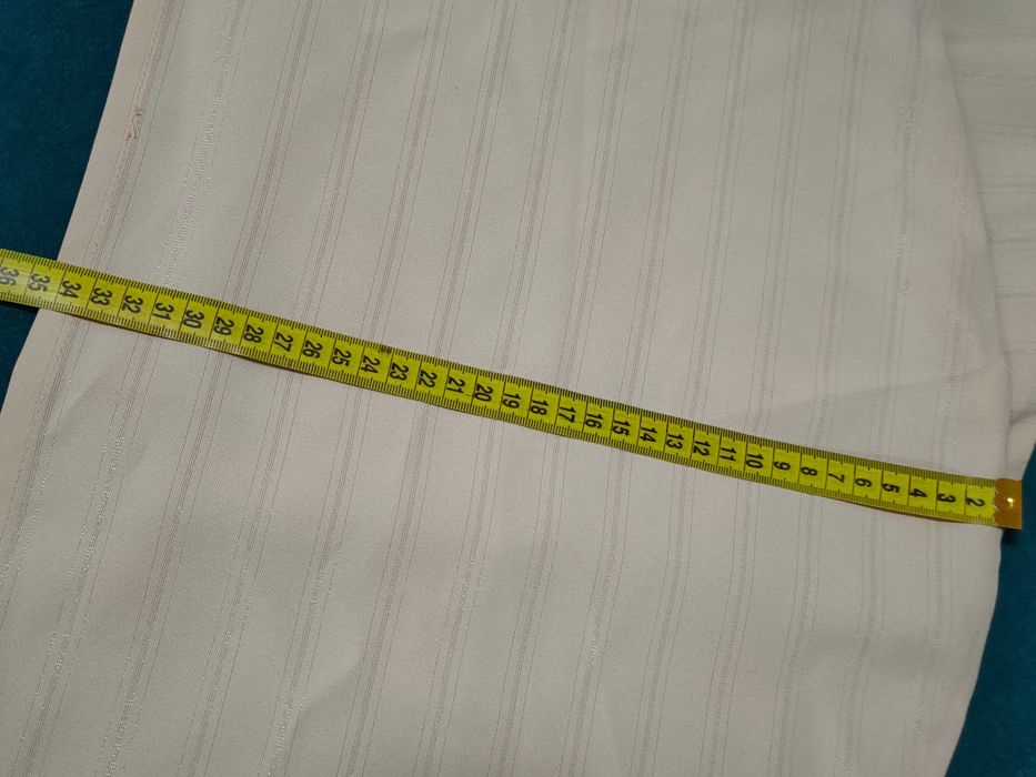 Короткие чехлы на спинку стульев. 2шт. синий и молочный цвет