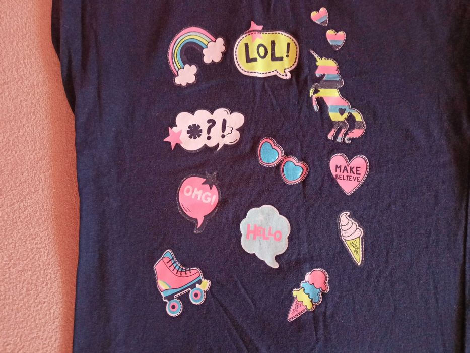 T-shirty koszulki z krótkim rękawem rozm. 122 komplet jak nowe