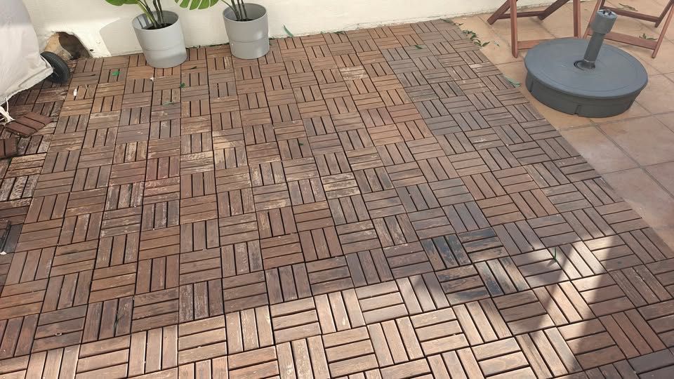 RUNNEN IKEA - Pavimento, exterior 21 peças + 72 peças