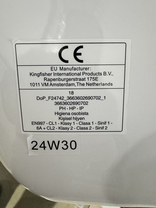 Miska WC wisząca Arkus z deską polipropylen