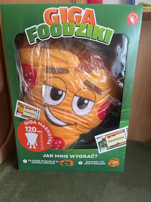 GIGA FOODZIKI - maskotka pizza 120 cm