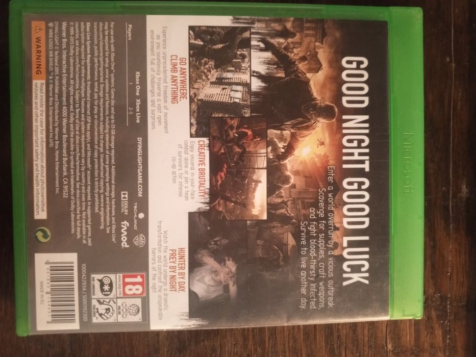 Gra Xbox one DYING LIGHT