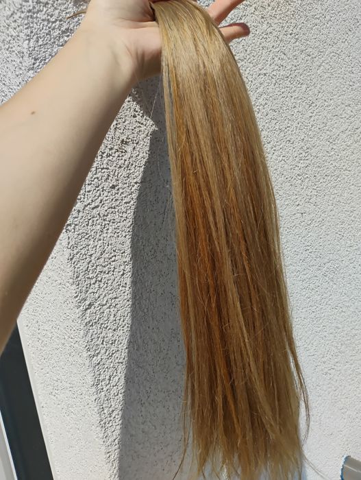 Włosy premium 130g 50cm blond