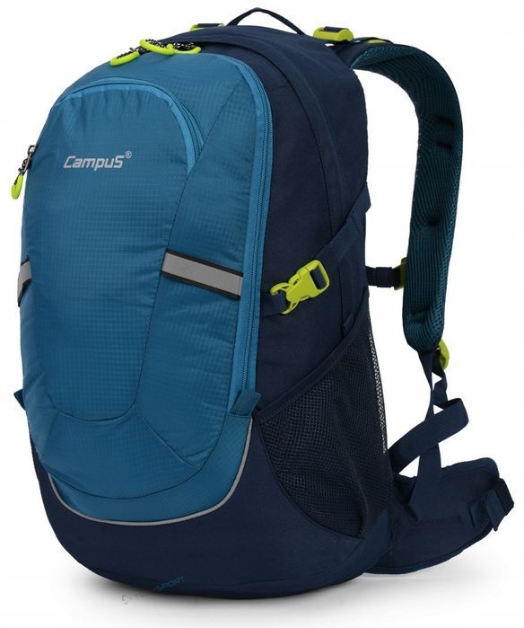 Wygodny Plecak Miejski Campus Horton 30L | Lekki Oddychający | Granatowy
