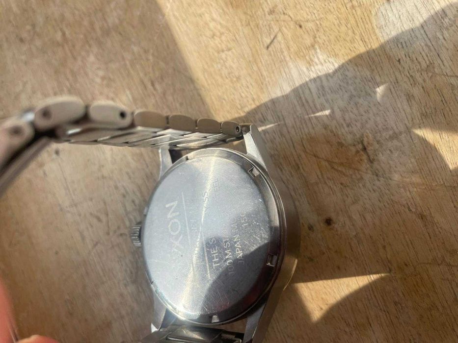 Relogio Nixon Sentry SS Watch Green Sunray