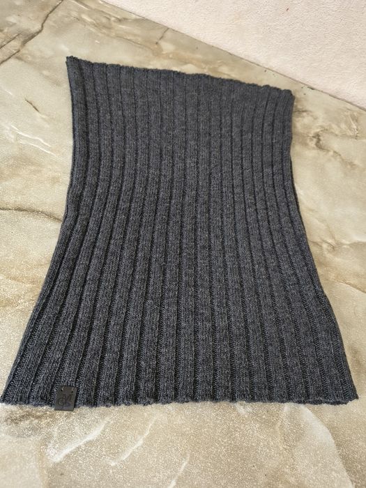 Брендовый серый вязаный снуд/шарф-хомут marc o polo