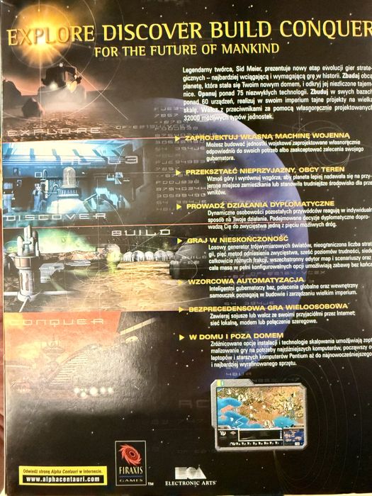 Alpha Centauri PC Big Box PL  IPS retro klasyk