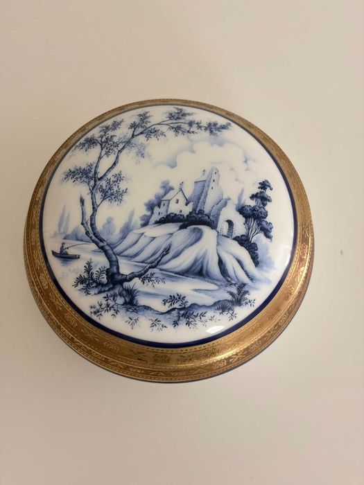 Caixa porcelana Limoges & Florence Italy – 10 cm