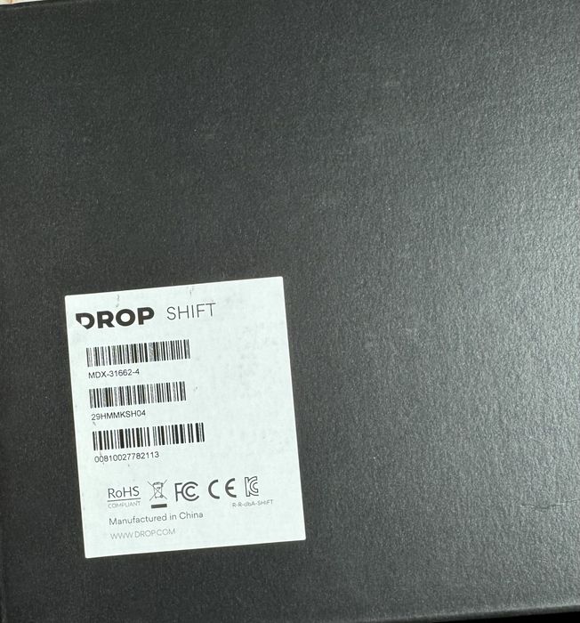 Teclado Drop Shift
