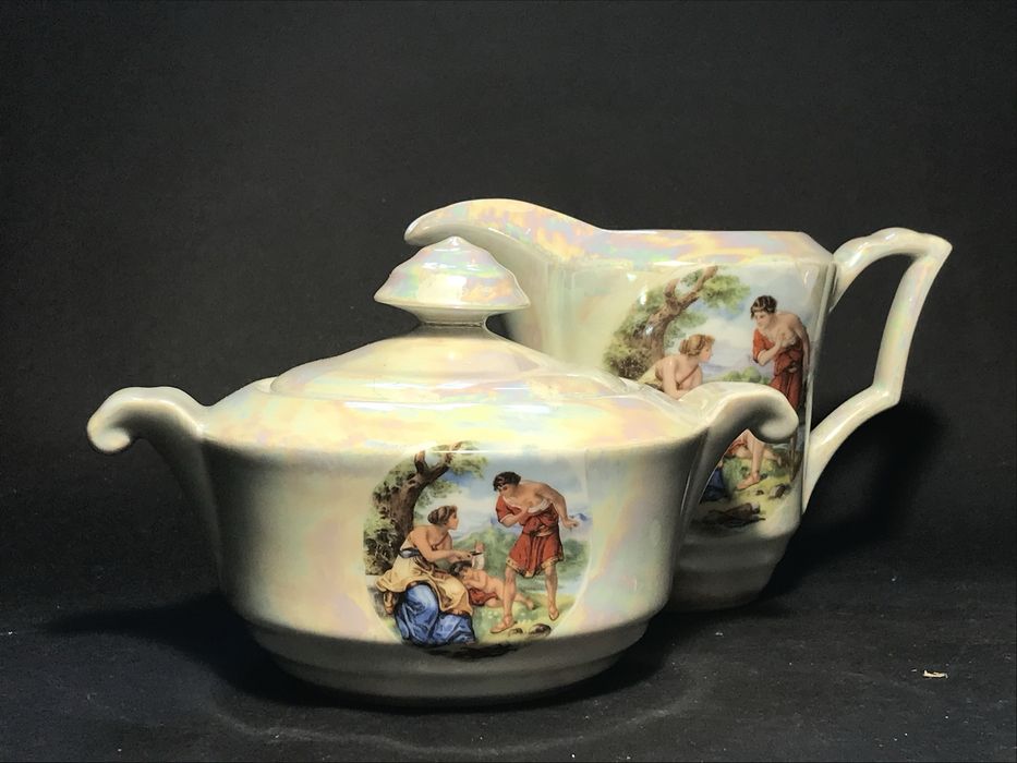 Porcelana ĆMIELÓW fason Bałtyk elementy serwisu