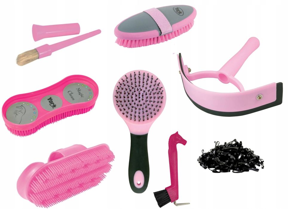 Zestaw szczotek dla KONIA KONI błękitny