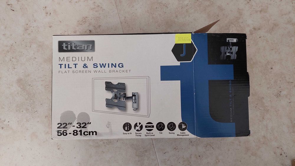 Uchwyt do telewizora 22”-32” ścienny obrotowy