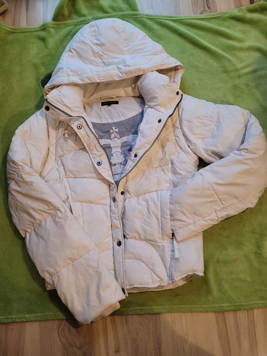 Bik Bok r L M kurtka pikowana bezrękawnik kaptur odpinany