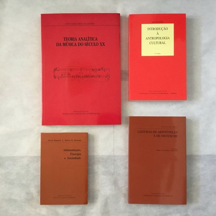 Livros da Fundação Gulbenkian