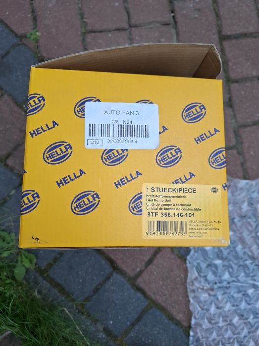 Pompa paliwa Hella 8TF 358 146 101 mercedes a klasa b klasa w245