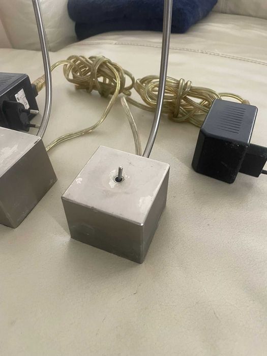 Candeeiro antigo de Pé com LED Integrado mesa de cabeceira