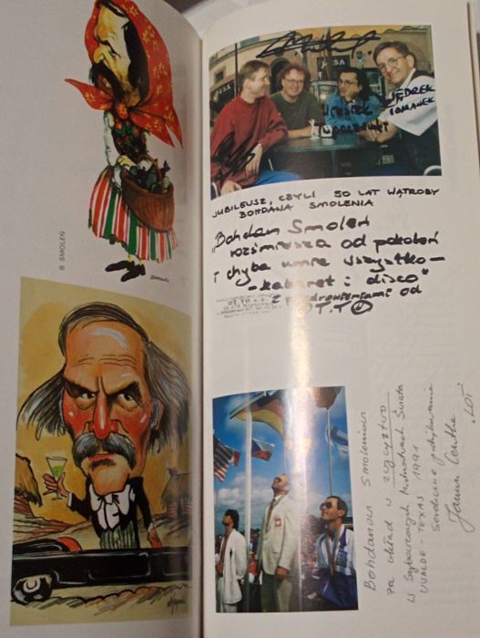 Jubileusz czyli 50 lat wątroby Bohdana Smolenia  autograf