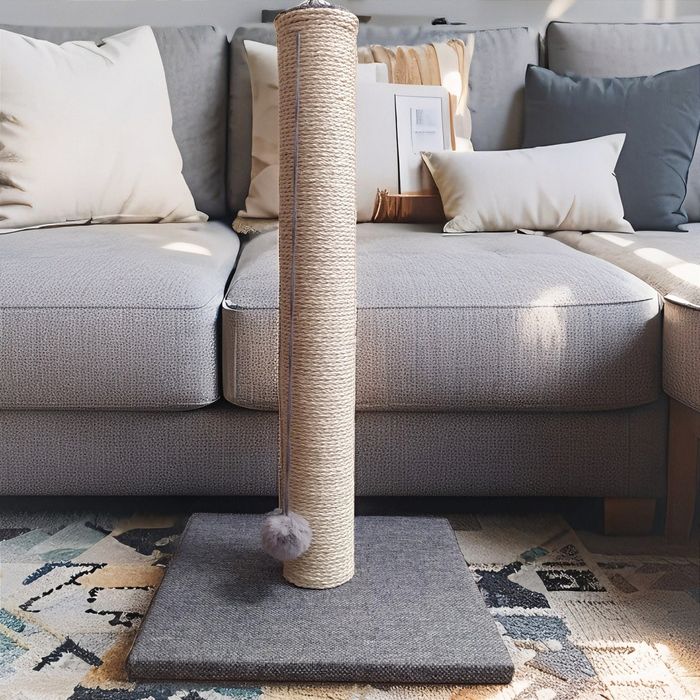 Стійка та надійна Кігтеточка .товстий стовп,широка  основа,когтеточка