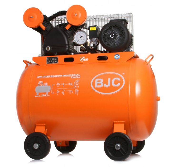 Kompresor olejowy 270L BJC sprężarka / tłok 2 x 90 / 400V / UDT / 200L