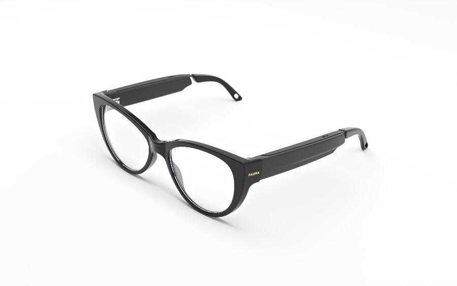 Inteligentne okulary słuchawki Fauna Levia Black