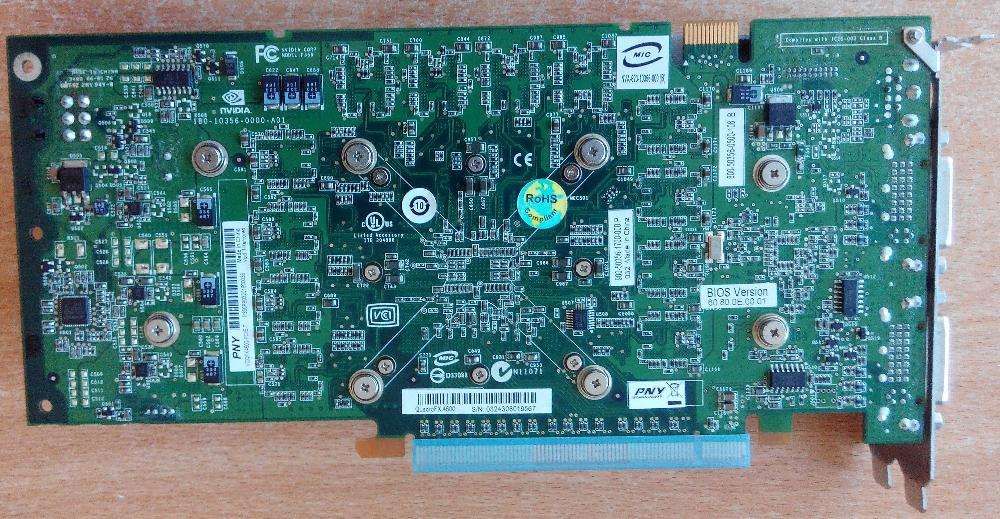 PNY NVIDIA Quadro FX 4600 VCQFX4600-PCIE-PB 768MB 384-bit GDDR364729953513347121