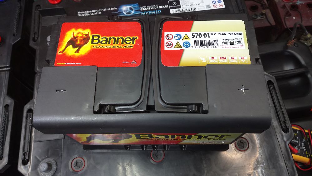 Akumulator Banner AGM 12V 70ah 720A start/stop NOWY Adaptacja Montaż