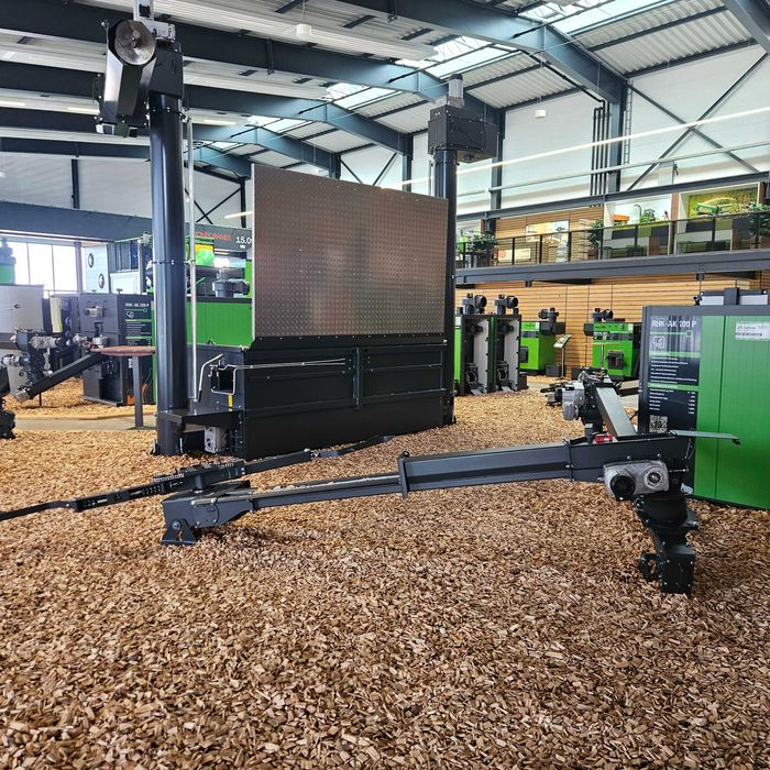 Piec na Trociny Zrębki Płytę MDF HDF Wióra Pellet Heizomat 100kw