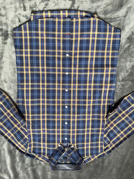 Koszula Męska w Kratę - Tommy Hilfiger - Slim Fit - L