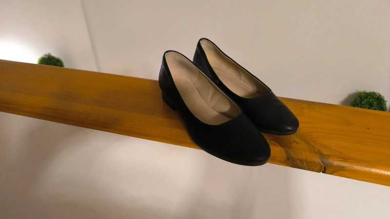 Baleriny damskie czarne