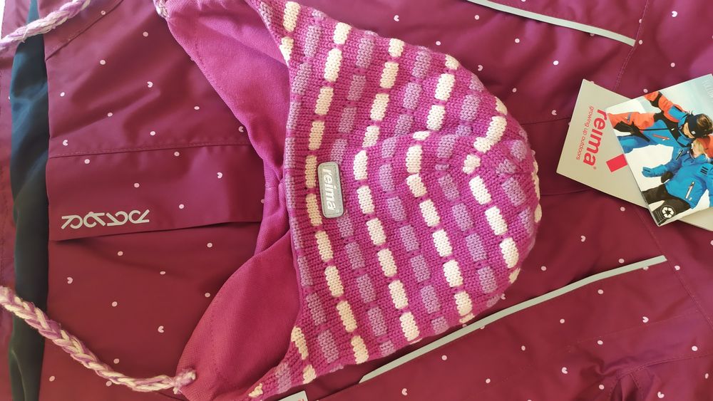 Зимняя шапка р.54 и парка р.104 фирмы Reima