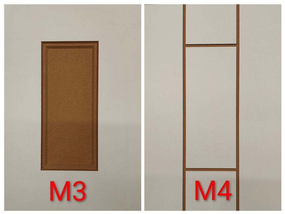 Fronty frezowane,ryfle surowe mdf Tz plus 19