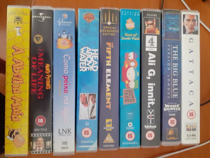 VHS Filmes, Monty Python, AliG, Abelha Maia ...
