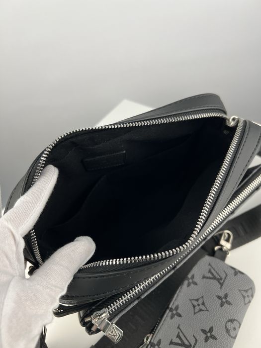 Мужская сумка Louis Vuitton чоловіча сумка барсетка месенджер клатч тріо 3в1 через плече клатч